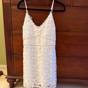 Abercrombie and Fitch white lace dress